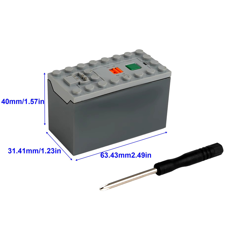 wishiot 88000 AAA Batteriehalter, 2-teiliges Set, Grau, Kunststoff - Bild 2