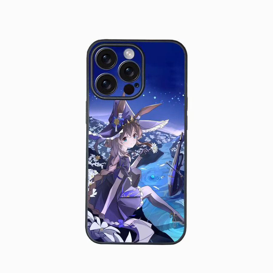 Kawayii A-Amiya Arknight Handyhülle mit Schutzbeschichtung für Apple iPhone 11 12 13 14 15 16 Pro Max Plus in Multicolour - Bild 4