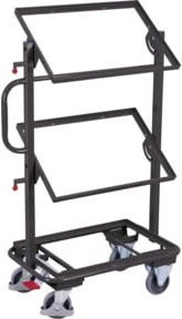 VarioFit Beistellwagen ohne Böden neigbar Anthrazit B/T/H: 81,5 x 45,5 x 118,5 cm - Bild 1