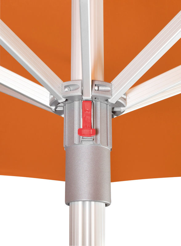 Doppler Sonnenschirm Telestar Großschirm mit Windventil in Orange, B/T: 400 x 400 cm - Bild 3
