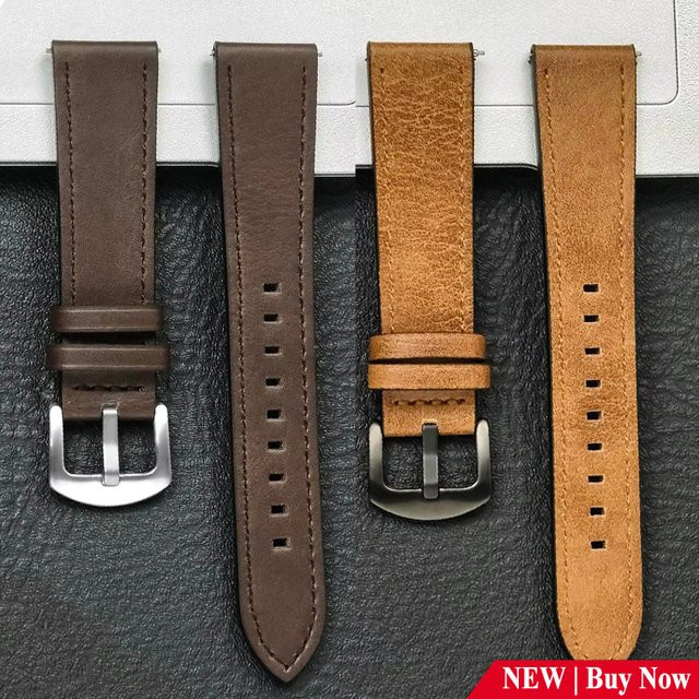 FancyWrist Uhrenarmband Leder, 20mm 22mm, Unisex - Bild 1