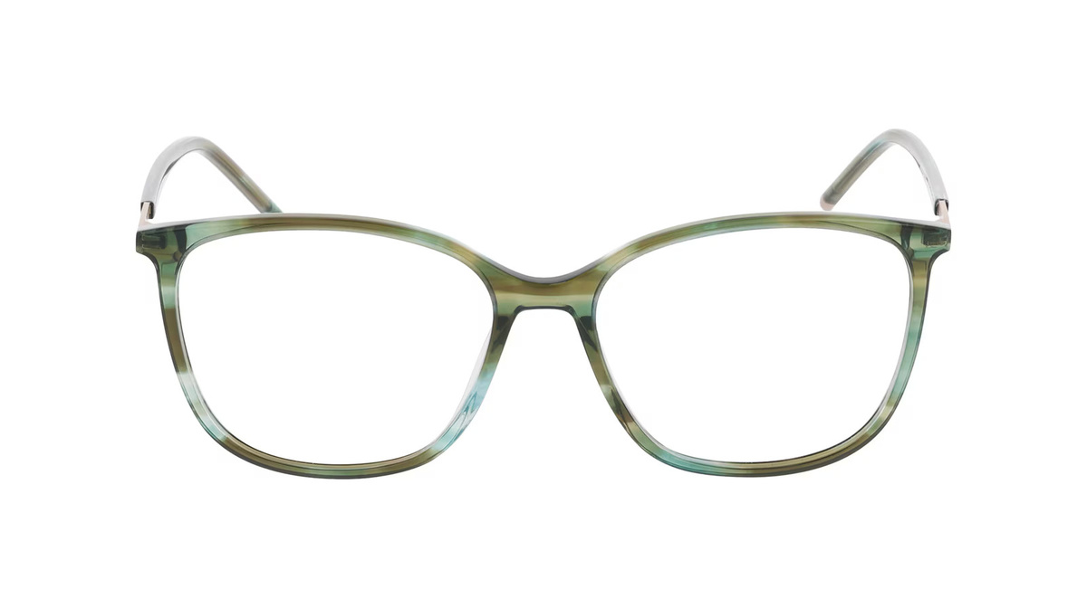 HUMPHREY'S 581153 Korrektionsbrille Damen, Vollrand, Cat Eye, Kunststoff, grün - Bild 1