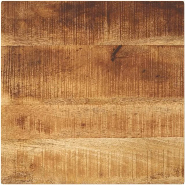 vidaXL Tischplatte aus Massivholz Mango, quadratisch, braun, B/T: 60 x 60 cm, Höhe: 1,5 cm - Bild 1