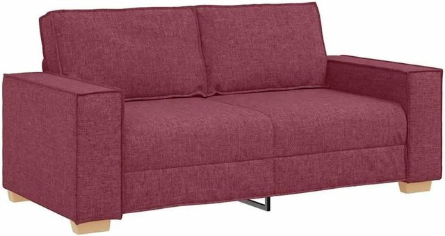 vidaXL 2-Sitzer Sofa in Weinrot mit Stoffbezug, B/T/H: 180 x 78 x 84 cm - Bild 1