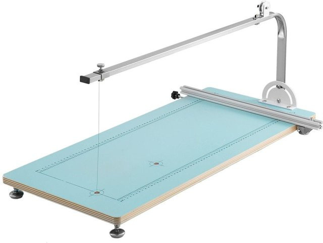 Buying Solutions MB Schaumstoffschneidemaschine mit Heißdraht und skalierter Werkbank in Blau, verstellbarer Winkel für Styropor, Schwamm und KT-Platten - Bild 1