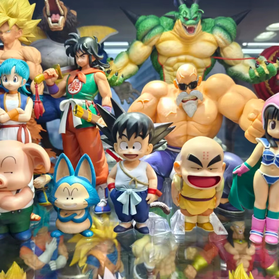 Bandai Dragon Ball Z Son Goku Chi-Chi Puar Krillin Actionfigur, 6-teiliges Set - Bild 4