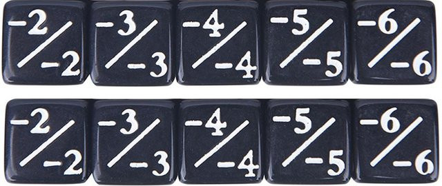 Binchi Outdoor Product Magic The Gathering Würfel, 10-teiliges Set, schwarz - Bild 1