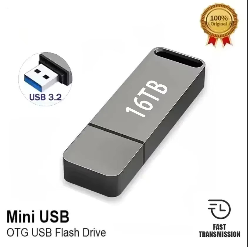 OnePlus USB-Stick mit 16 TB Speicherplatz, USB 3.2 Typ C, Hochgeschwindigkeits-USB-Speicher aus Metall in Rot - Bild 4
