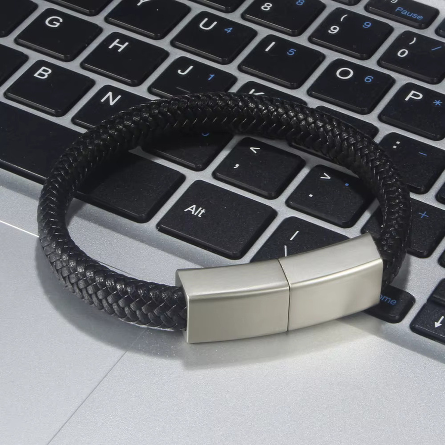 JASTER USB-Flash-Laufwerk Armband 64 GB Schwarz USB-A - Bild 2