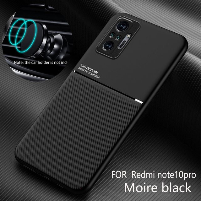 Magnetische Schutzhülle für Xiaomi Redmi Note 14 Pro Plus 11 10 9 Pro 11S 10S 9S in Schwarz und Grün, Matte Anti Slip Handyhülle - Bild 1