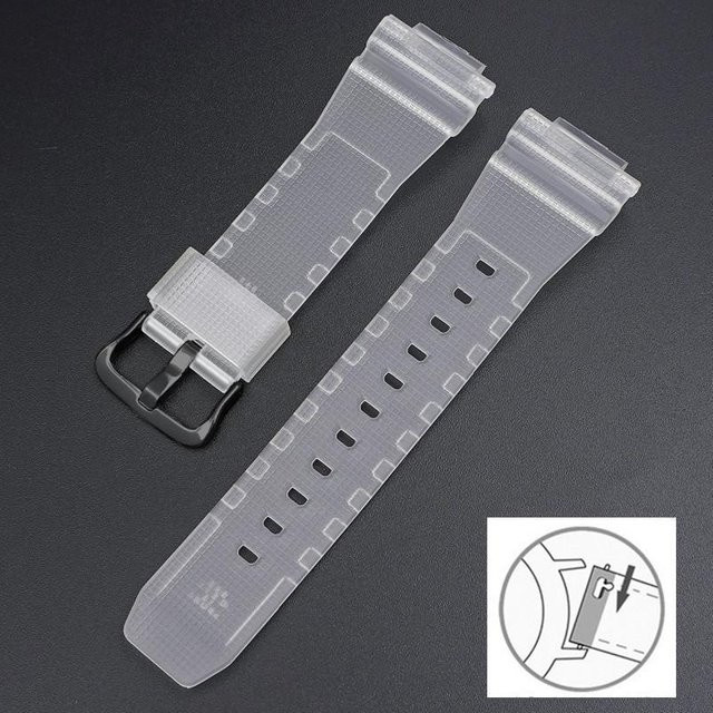 Casio Uhrenarmband, Kunststoff, Schwarz, Herren - Bild 1