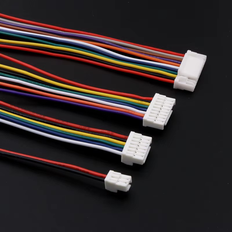 GH1.25 2-8-poliger Buchsenstecker mit Kabel Set, 15 cm 28AWG Einzel- und Doppelendkabel für Mikrogeräte, Multicolor - Bild 2