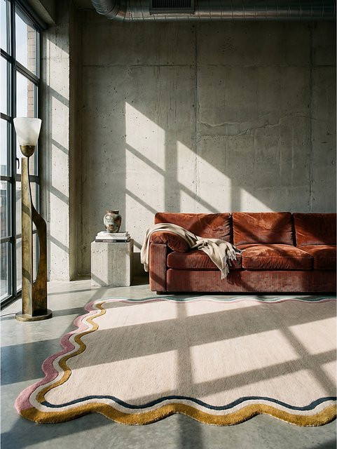 Wollteppich Kadima Design WINCH mit geometrischem Muster in Bunt, B/B: 200 x 290 cm - Bild 1