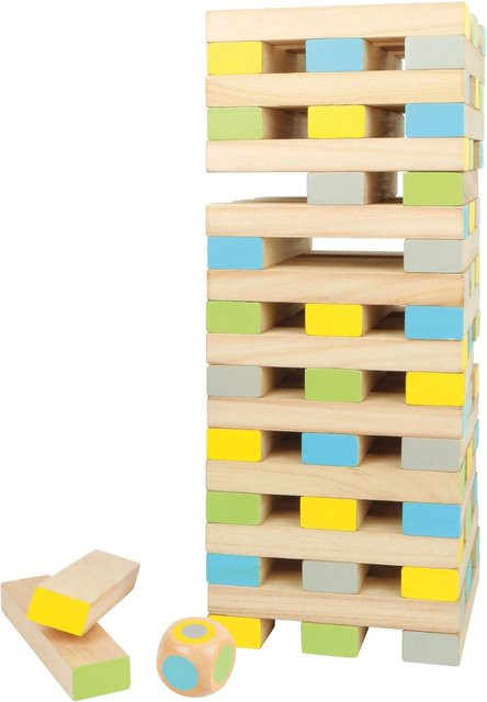 small foot Wackelturm XXL Active Geschicklichkeitsspiel Holz Bunt - Bild 1