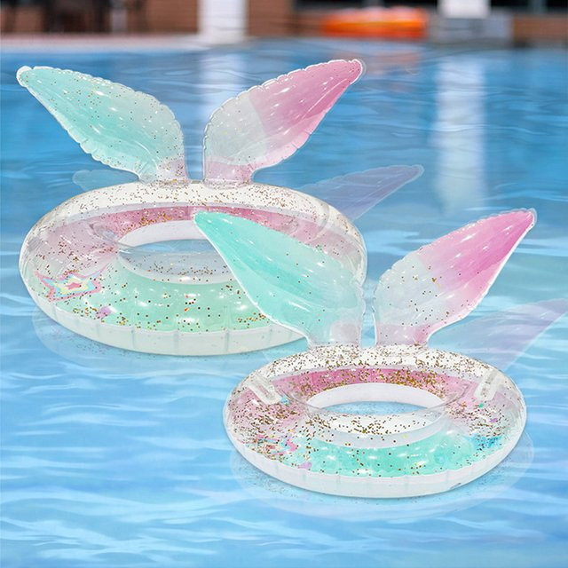 Aufblasbarer Schwimmring Rooxin für Erwachsene als Pool Float für Wassersport und Sommer im Pool - Bild 1