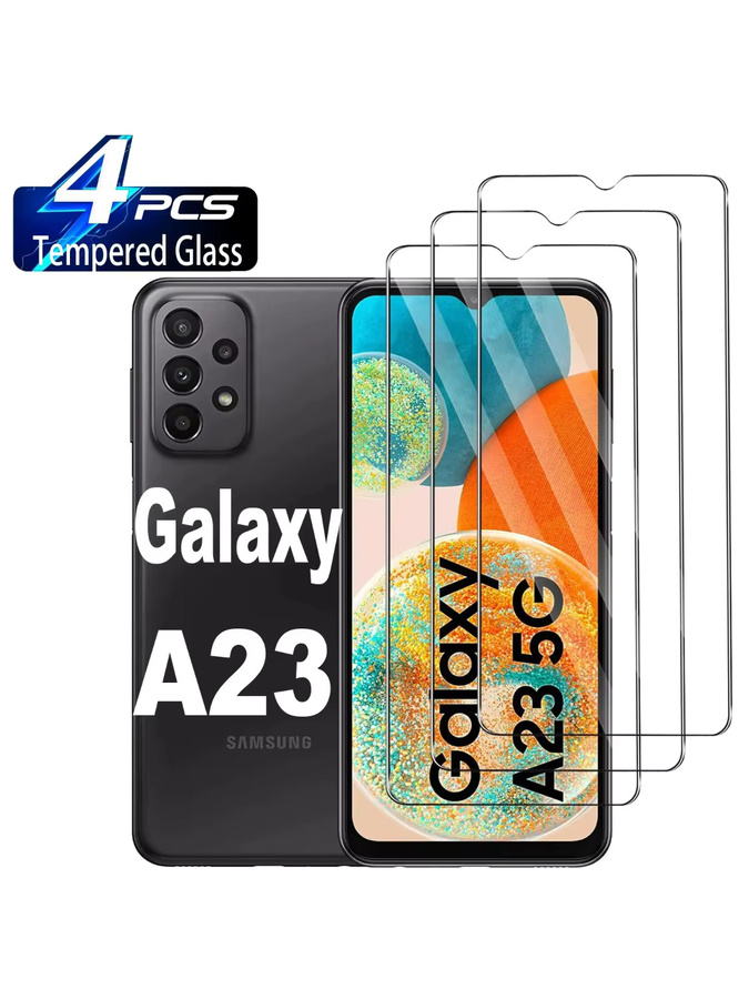 4er-Pack Ultra HD Displayschutzfolie aus gehärtetem Glas für Samsung Galaxy A55 A56 A53 A35 A25 A23 A06 A36 A26 A05 A54 A52 A73, transparent - Bild 7