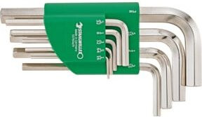 Stahlwille Winkelschraubendreher-Satz 10760a/9 aus Chrom-Vanadium mit 9 Teilen im Bereich 1/16 - 3/8 Zoll - Bild 1