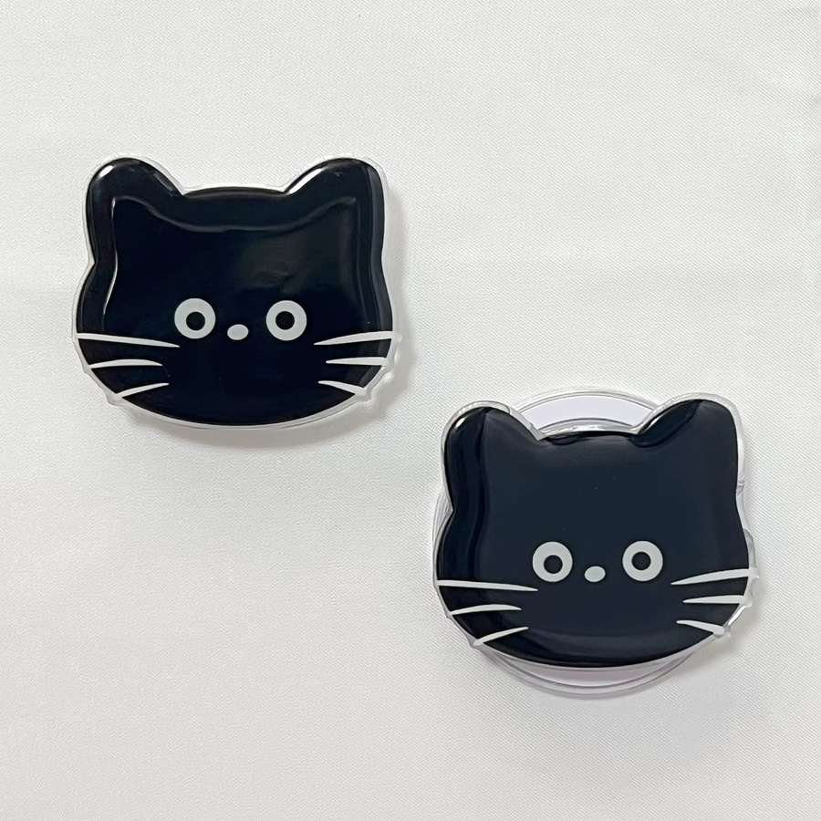 Schwarzer Katzen Griptok Handyhalter für iPhone 17 Pro Max und 16 Pro Max Hüllen - Bild 3