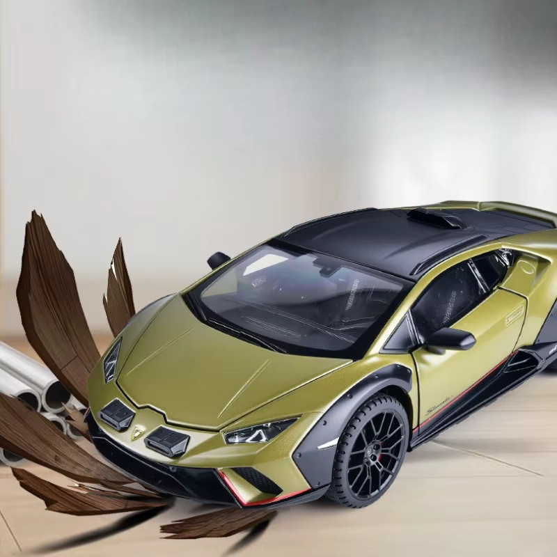MINI AUTO Huracan Sterrato Simulation Auto Modell, 1:24, Metall, Gelb - Bild 2