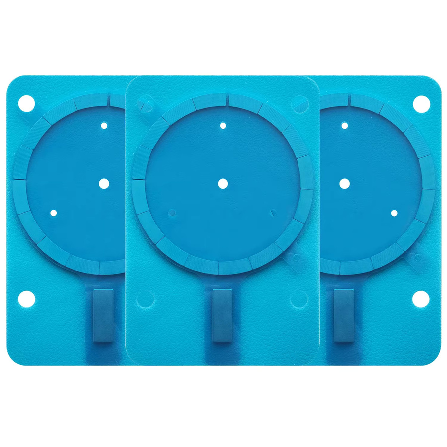 PhoFir Magnetische Aufkleber für MagSafe Kartenbrieftasche und kabelloses Laden, Blau, 1mm Dicke - Bild 1