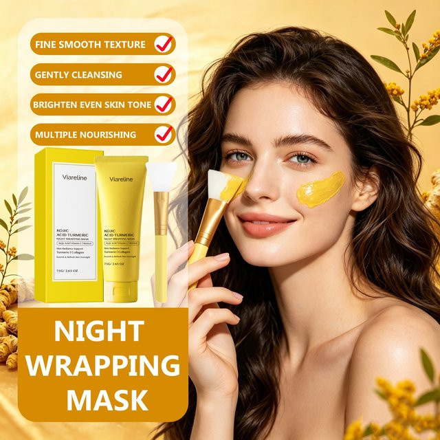 Viareline Peel-Off Maske mit Kojisäure und Kurkuma, Unisex - Bild 1