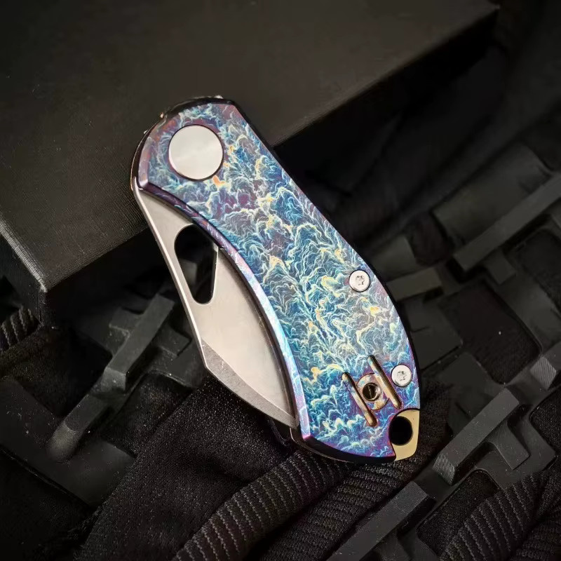 MINI N690 Klappmesser als vielseitiges EDC-Mehrzweckmesser für Outdoor, Camping und Jagd in Multicolor - Bild 3