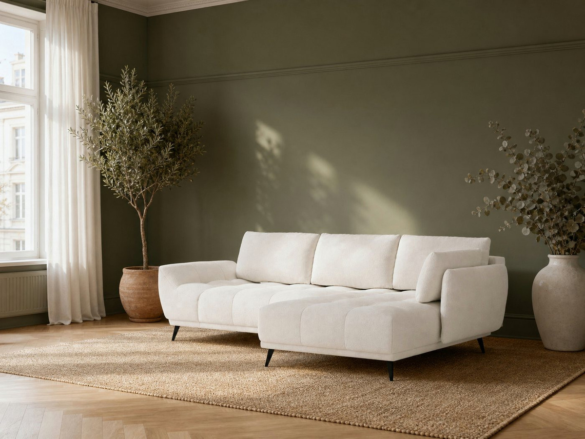 foamnova Schlafsofa Ferrara mit Recamiere, Schlaffunktion und Bettkasten, B/T/H: 270 x 169 x 68 cm, Liegefläche: 208 x 130 cm - Bild 1