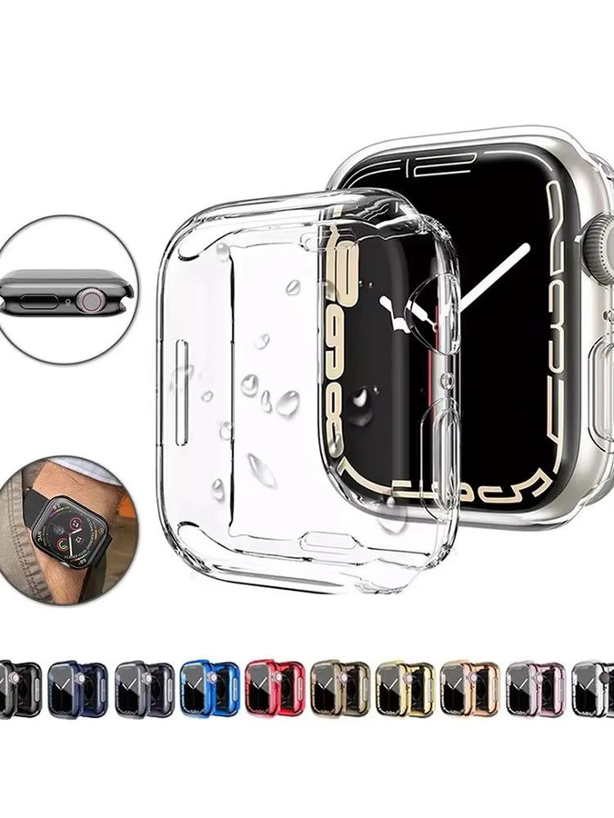 BRYNTHORX Schutzhülle für Apple Watch, Silikon, Gold, Unisex - Bild 6