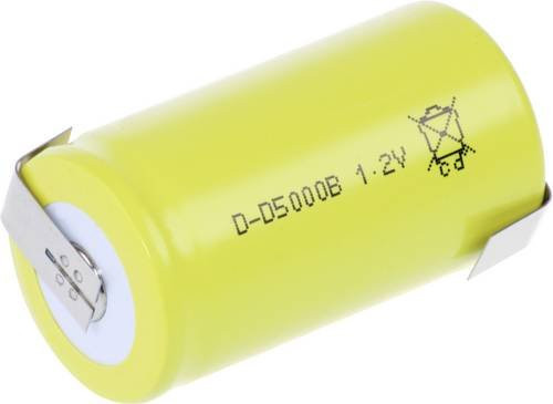Mexcel Spezial-Akku Mono D NiCd 1.2V 5000 mAh in Gelb - Bild 1
