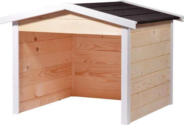 dobar Mährobotergarage aus Holz in natur - Bild 1