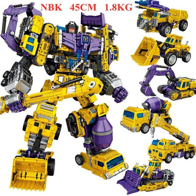 Jinbao Transformers Predaking 5 in 1 Transformation Roboter Actionfigur, Gelb, ab 14 Jahren - Bild 1