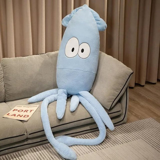 Kidsly Tintenfisch Puppe, Plüschtier, Blau, Meerestiere - Bild 1