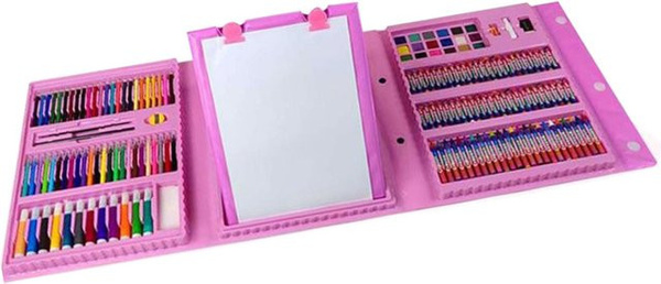 Wosawe Malset, Kunststift-Set, 208-teiliges Set, Bunt / Mehrfarbig