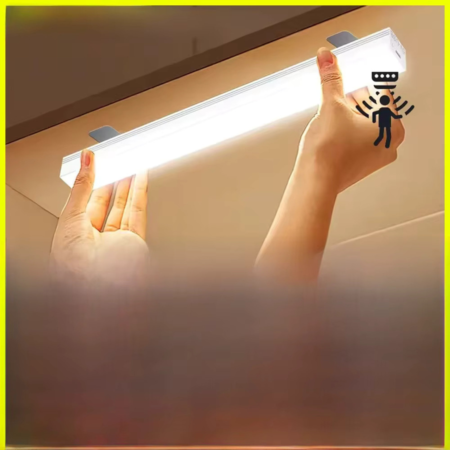 CENSHION LED Schrankleuchte mit Bewegungsmelder und White Light, USB wiederaufladbar als Unterbauleuchte für Küche und Schrank - Bild 7