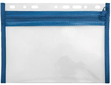 Veloflex Reißverschlusstasche Velobag XXS in Blau im Format DIN A5 - Bild 1