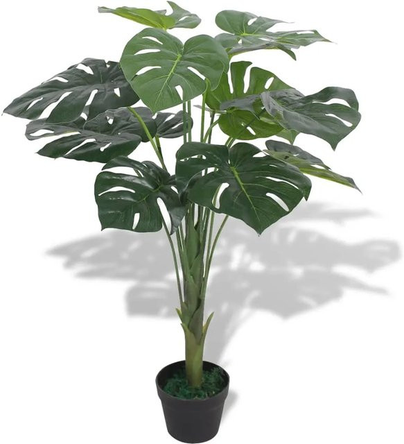 vidaXL Künstliche Monstera Pflanze Grün mit Topf, Höhe: 70 cm - Bild 1