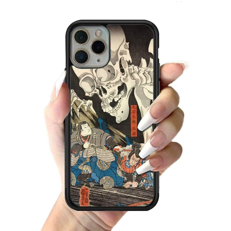 Utagawa Kuniyoshi Ukiyoe Kunst Handyhülle aus Silikon und PC+TPU für Apple iPhone 11 12 13 14 15 16 17 Plus Pro Max in Multicolour - Bild 2