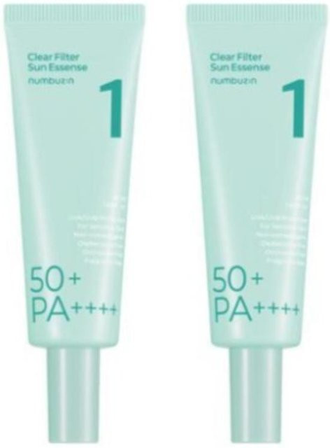 numbuzin Nein. 1 Klare Filter-Sonnenessenz Duo-Set, 50 ml, LSF 50+ - Bild 1