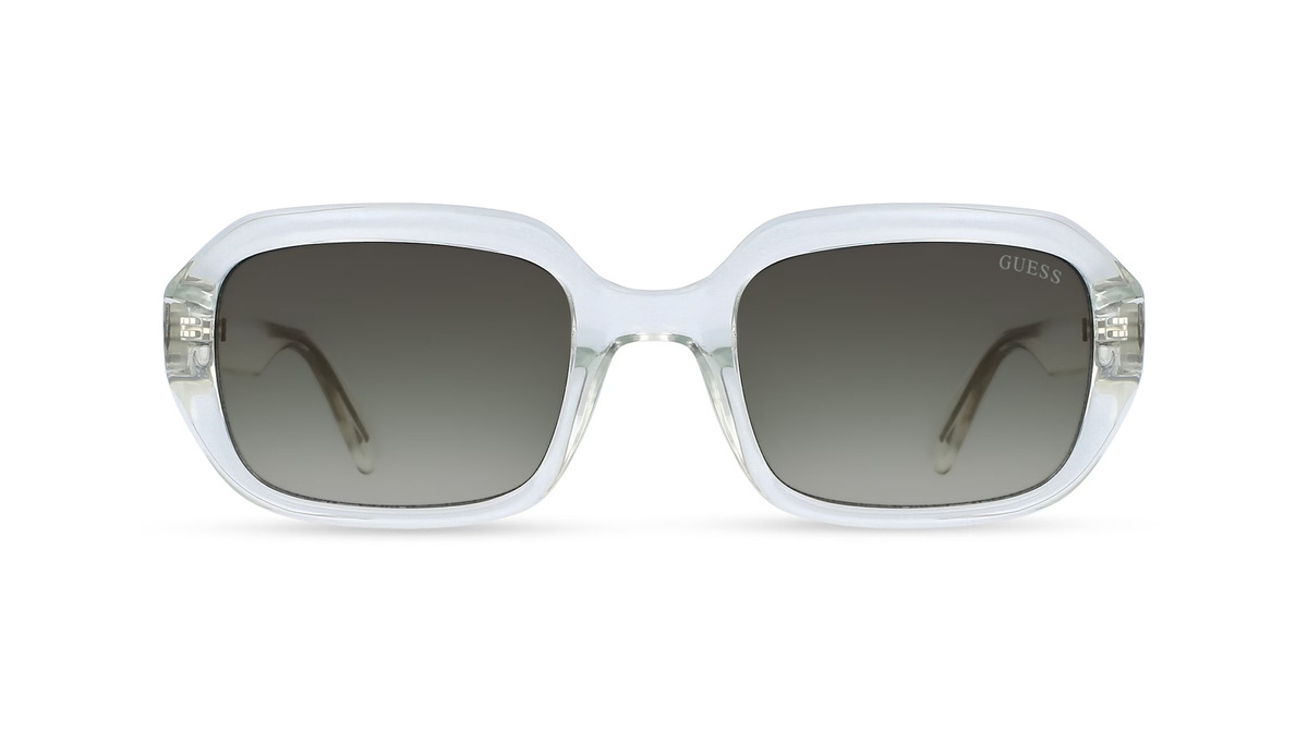 Guess GU8244 Sonnenbrille Vollrand, Quadratisch, Kunststoff, transparent - Bild 1