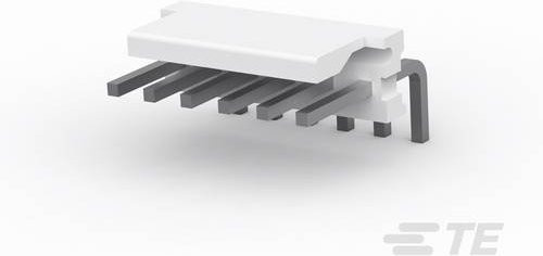 TE Connectivity Einbau-Stiftleiste Standard in Weiß 3-644754-6 - Bild 1
