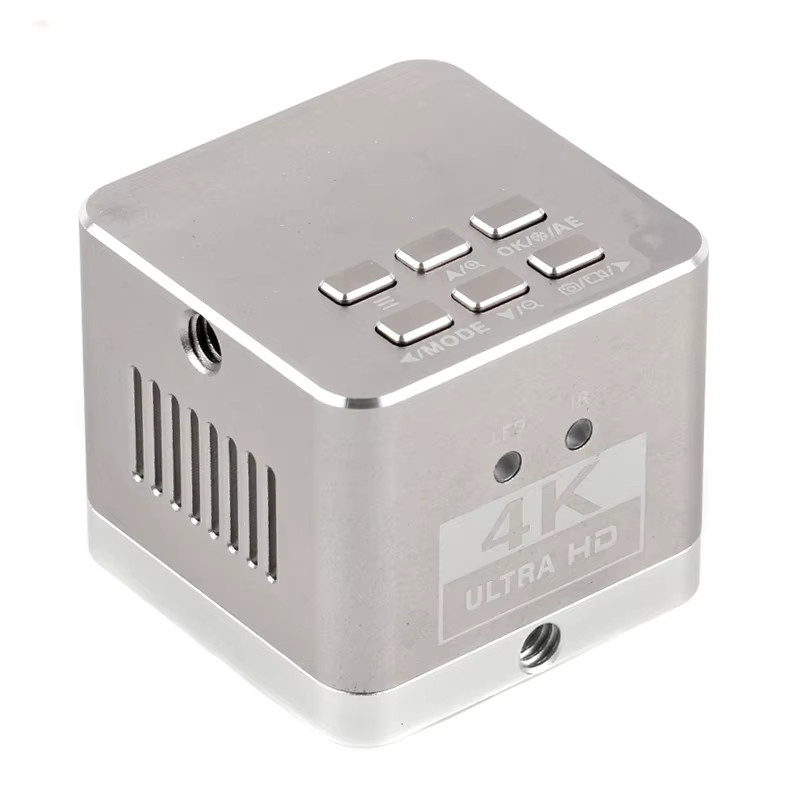 Eakins 4K UHD Digitale Industriemikroskop Kamera mit HDMI, USB-C und C-Mount für BGA IC PCB Reparatur in Silber - Bild 1