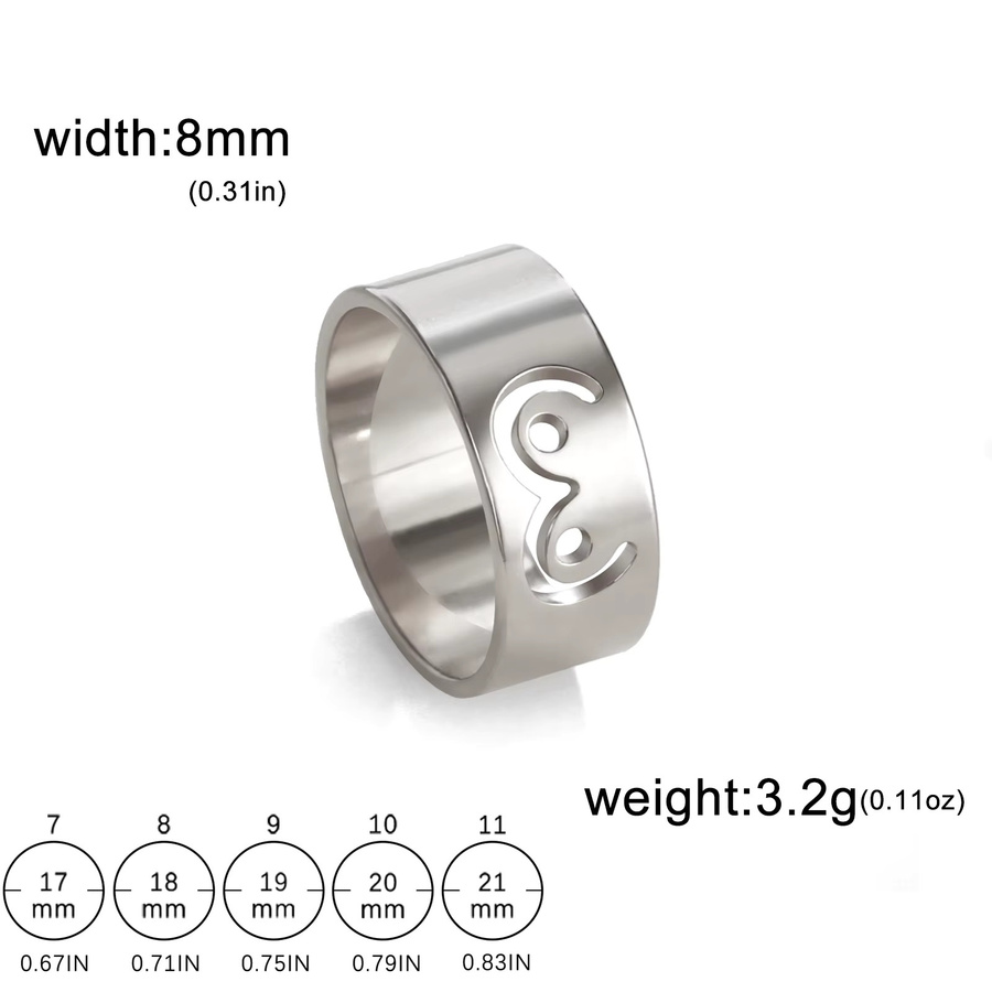 Augenring Edelstahl, Silber, Unisex - Bild 3