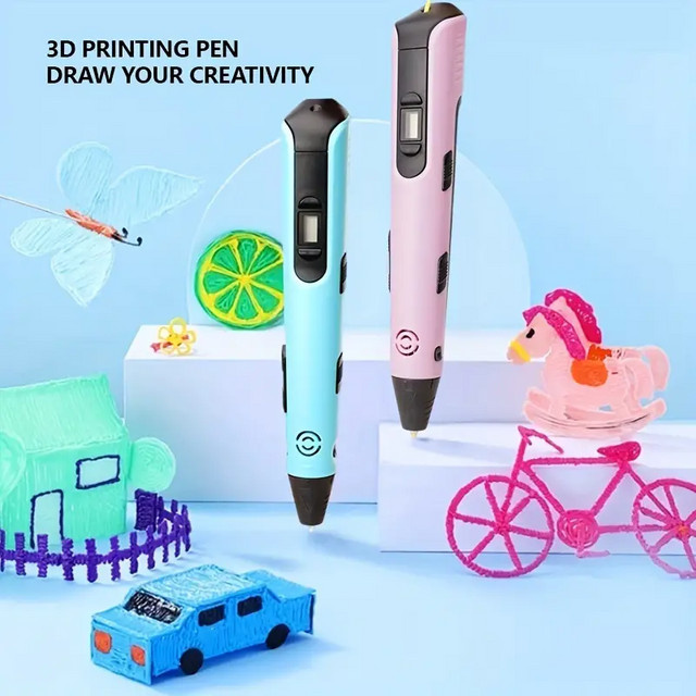 9MPLA Filament Kinder DIY 3D-Druckstift, mit LCD-Bildschirm, Bastelspielzeug - Bild 1