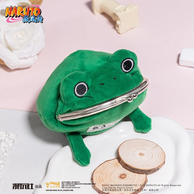 XINGHEDONGMAN Naruto Green Frog Cosplay Geldbörse - Bild 1