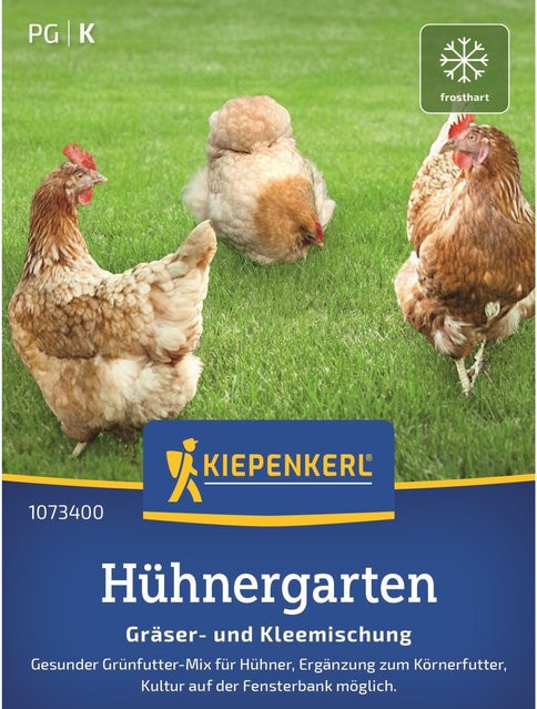 Kiepenkerl Hühnergarten Gräser- und Kleemischung 1,0 kg - Bild 1