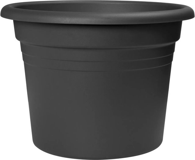 Florus Pflanztopf Cilindro in Anthrazit mit Durchmesser: 40 cm - Bild 1