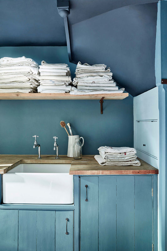 Little Greene Absolute Matt Emulsion Hicks' Blue 208, Wasserbasierte Dispersionsfarbe, 2,5 l - Bild 2