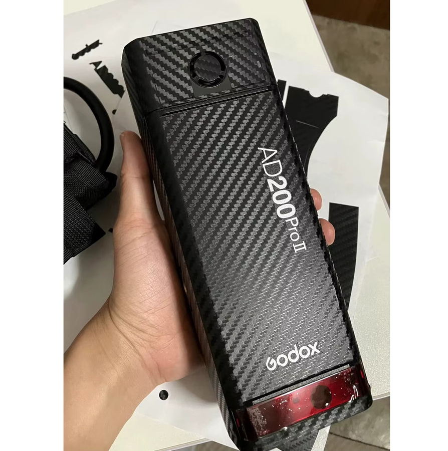 Godox Schutzfolie AD200ProII Vinyl Wrap in Schwarz - Bild 2