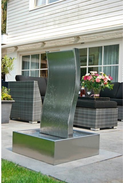Ubbink AcquaArte Genova Wasserspiel Set Springbrunnen aus Edelstahl Inox 304 - Bild 1