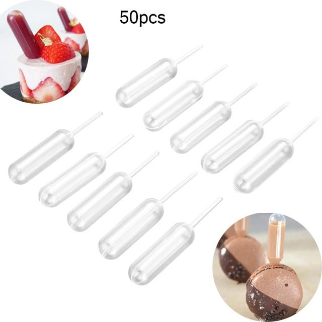 50 Stück Kunststoff Squeeze Transfer Pipetten Einweg Dropper transparent mit 4 ml Füllmenge - Bild 1